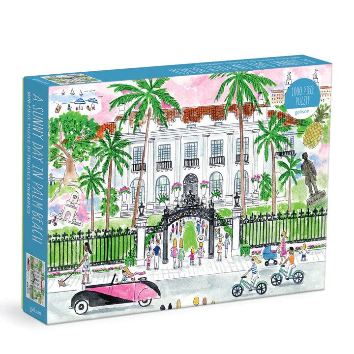 Michael Storrings A Sunny Day in Palm Beach 1000 Piece Puzzle | Galison
