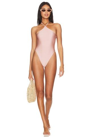 Bria One Piece in Dusty Rose | Revolve Clothing (Global)