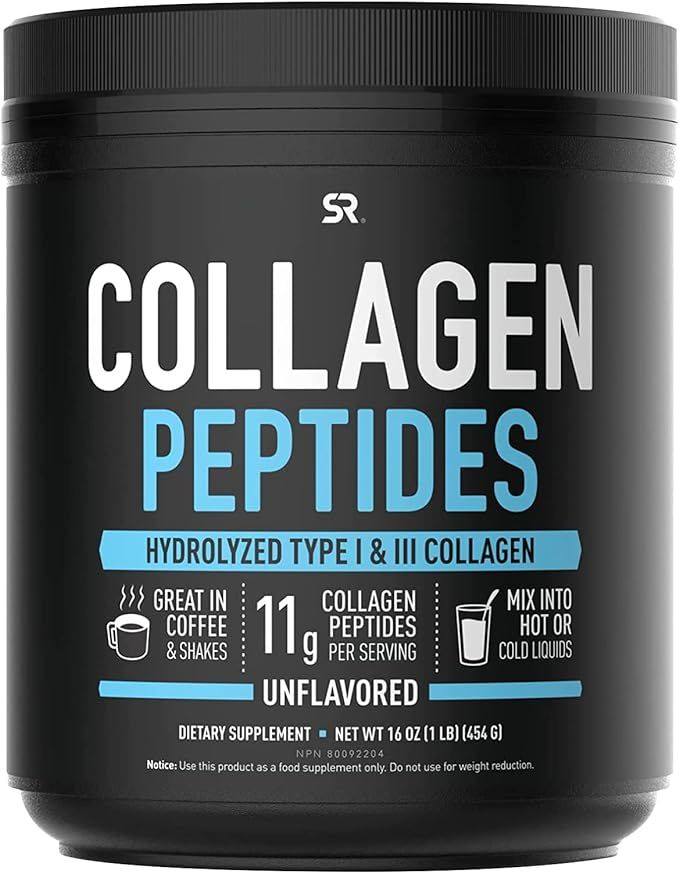 Sports Research Collagen Powder Supplement - Vital for Healthy Joints, Bones, Skin, & Nails - Hyd... | Amazon (US)