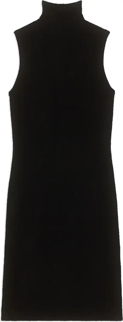 Sleeveless Turtleneck Velvet Dress | Nordstrom