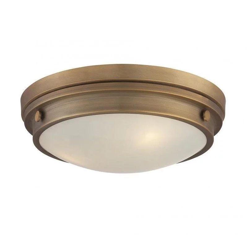 Savoy House Lucerne Flush Mount in Warm Brass | Walmart (US)