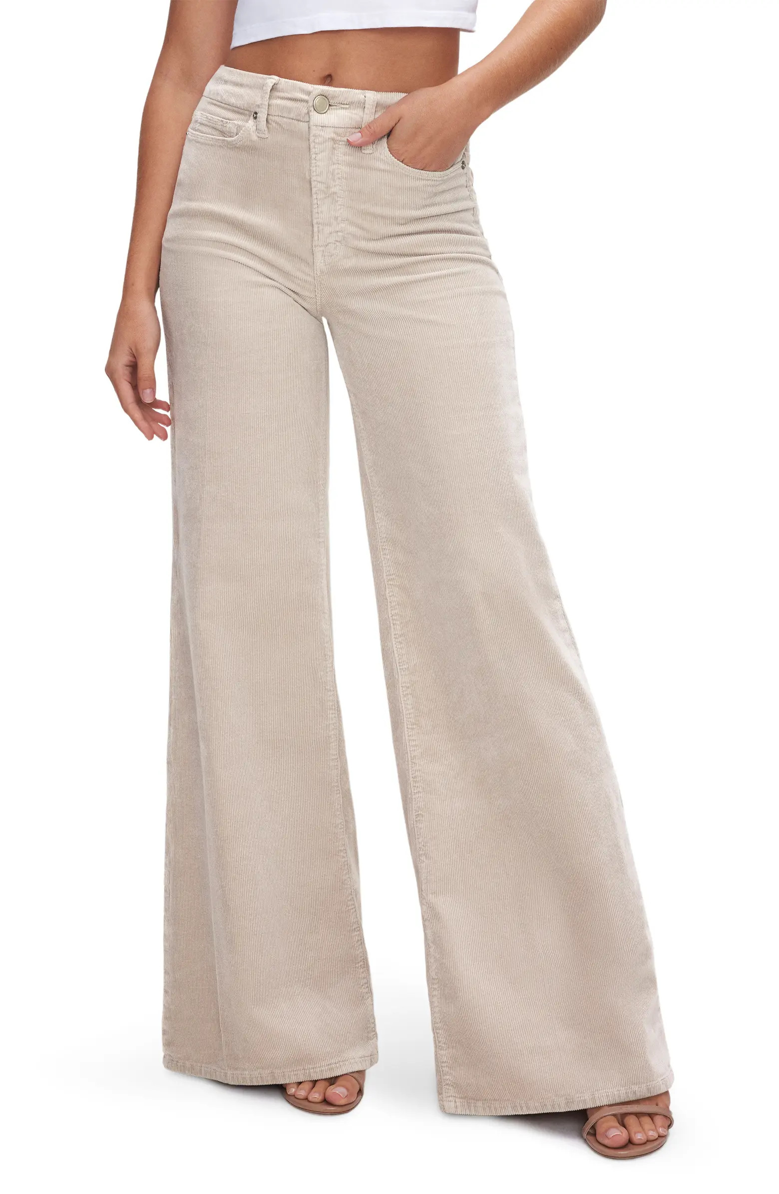 Good Waist Corduroy Wide Leg Palazzo Pants | Nordstrom