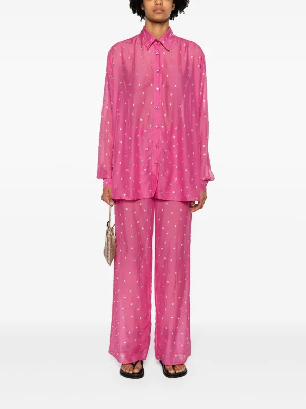Gem sheer shirt | Farfetch Global