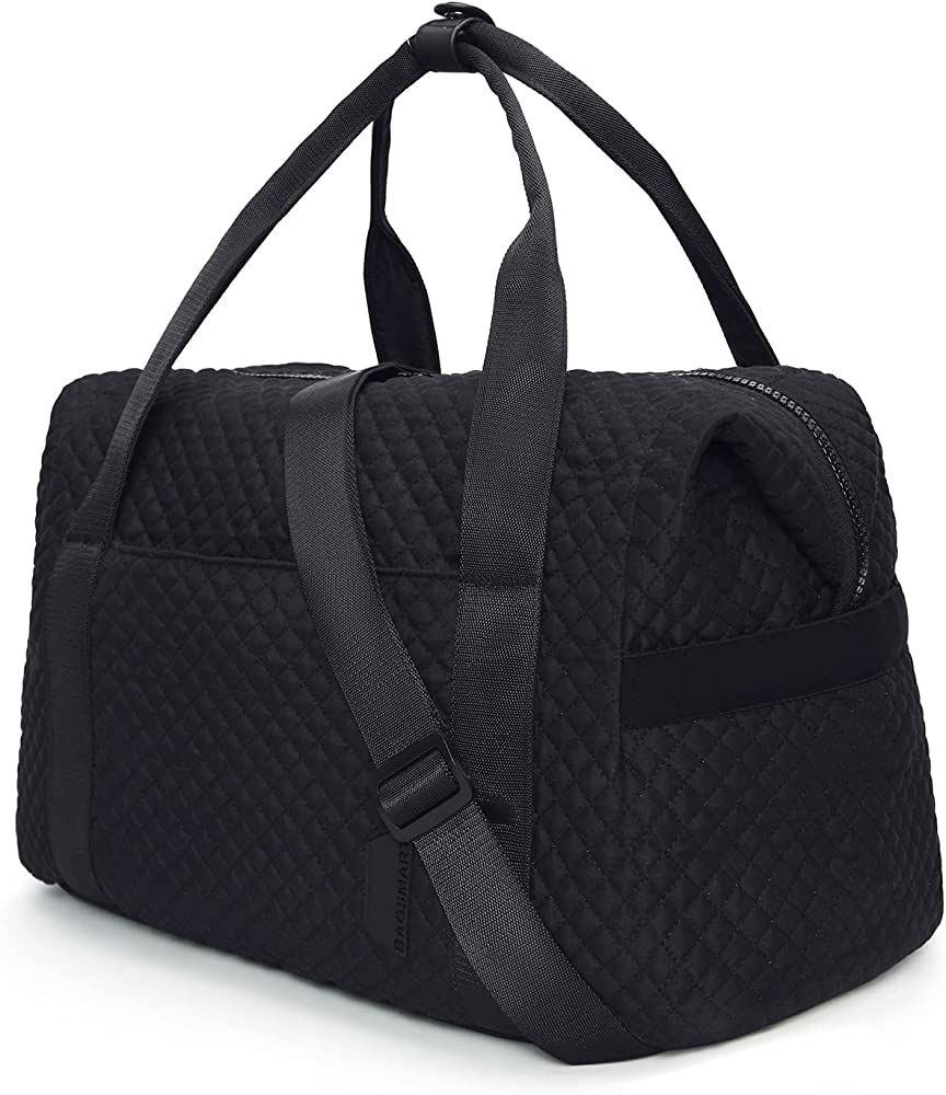 BAGSMART Large Gym Bag with Yoga Mat Buckle, Weekender Overnight Bag for Women, Travel Duffle Bag... | Amazon (US)