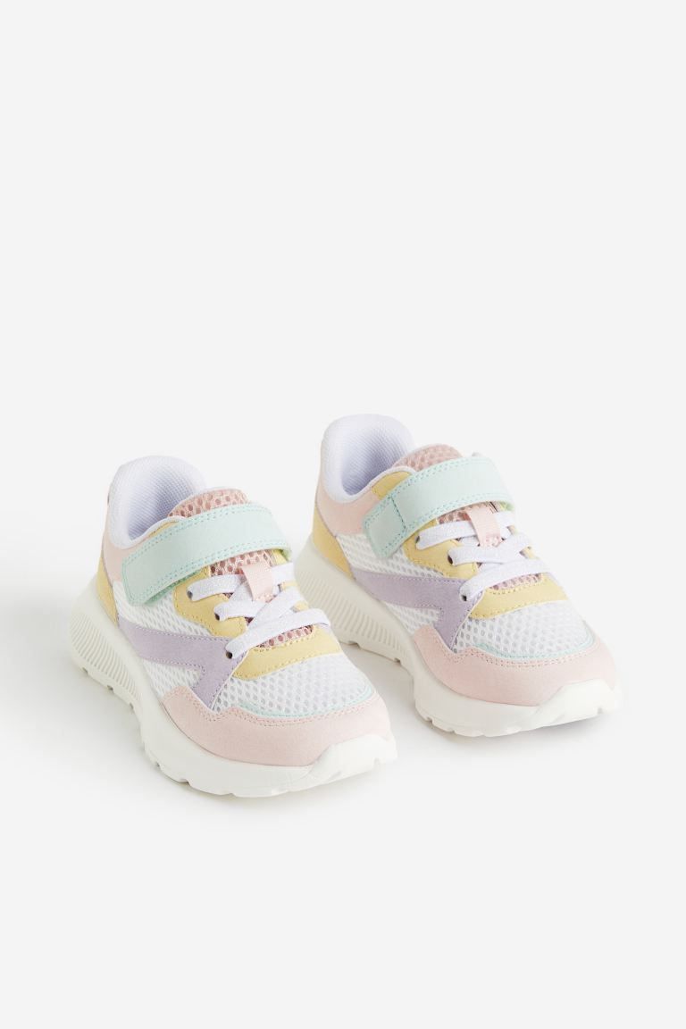 Lightweight-sole Sneakers - Light pink/color-block - Kids | H&M US | H&M (US + CA)