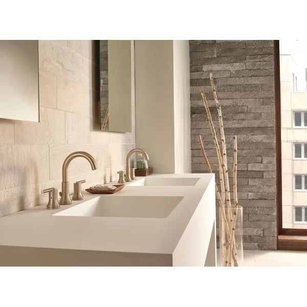 Trinsic Widespread Bathroom Faucet with Drain Assembly and DIAMOND Seal Technology | Wayfair North America