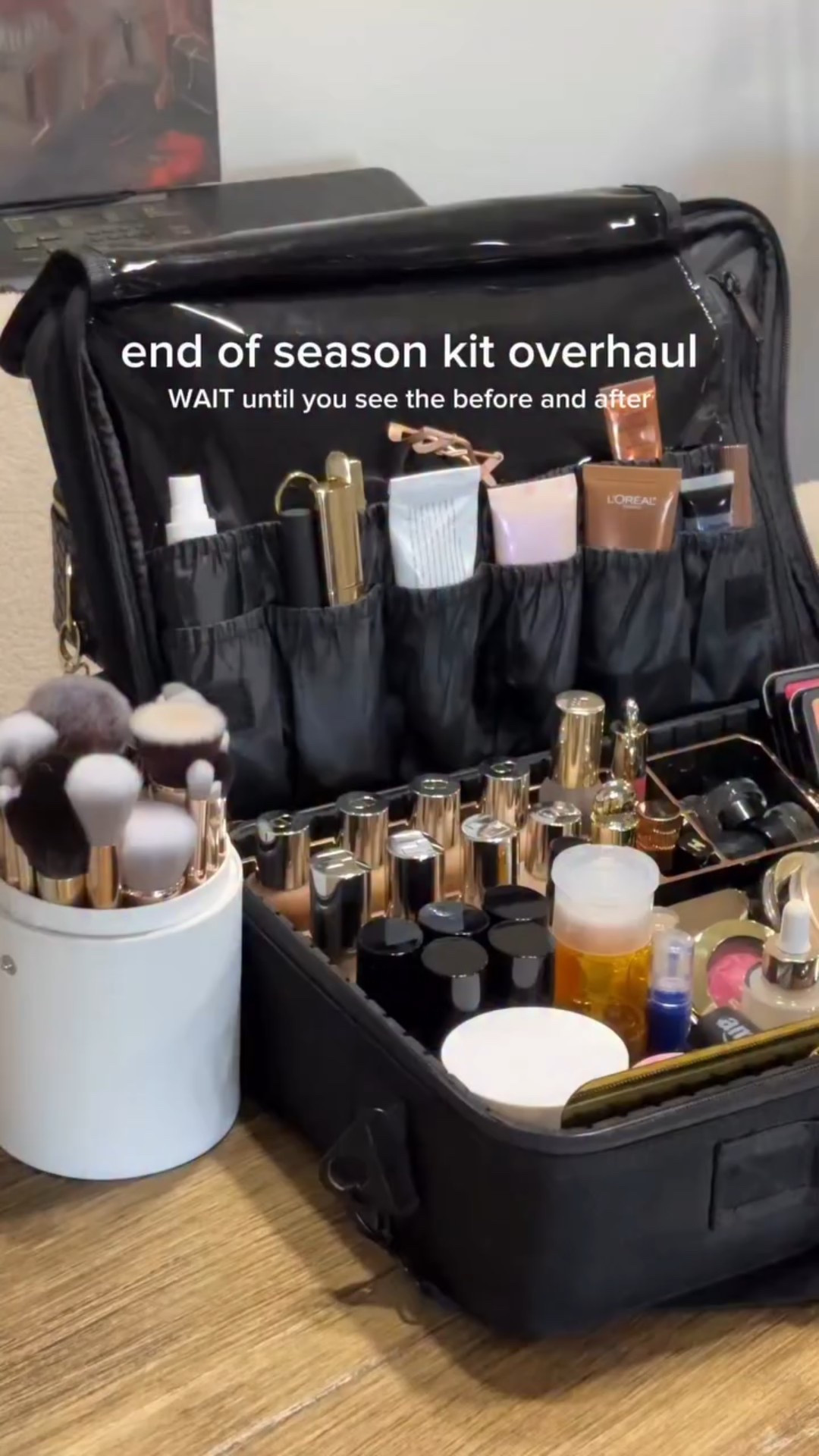 Fresh season, fresh energy. There’s something so grounding about resetting my kit — clean brushes, polished bottles, and space for new inspiration to move in.