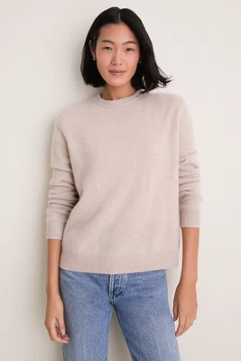 Sandstone Bodie Cashmere Boyfriend Crewneck | Tuckernuck (US)