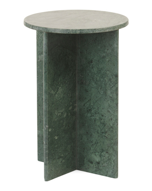 Round Marble Accent Table | TJ Maxx