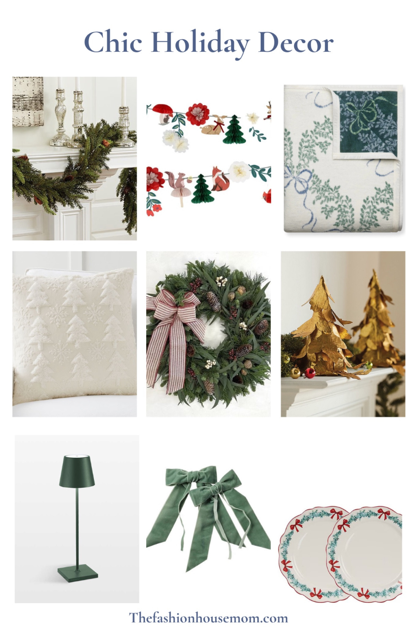 Chic and elegant holiday decor  

#LTKHome #LTKSeasonal #LTKHoliday