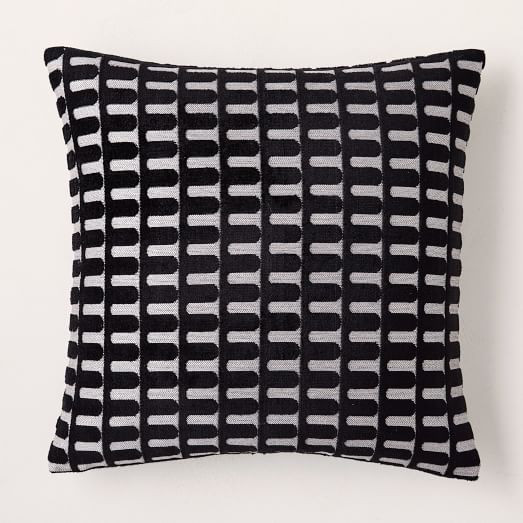 Cut Velvet Archways Pillow Cover | West Elm (US)
