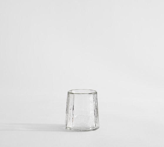 Hammered Café Recycled Hurricane Candle Holder | Pottery Barn (US)