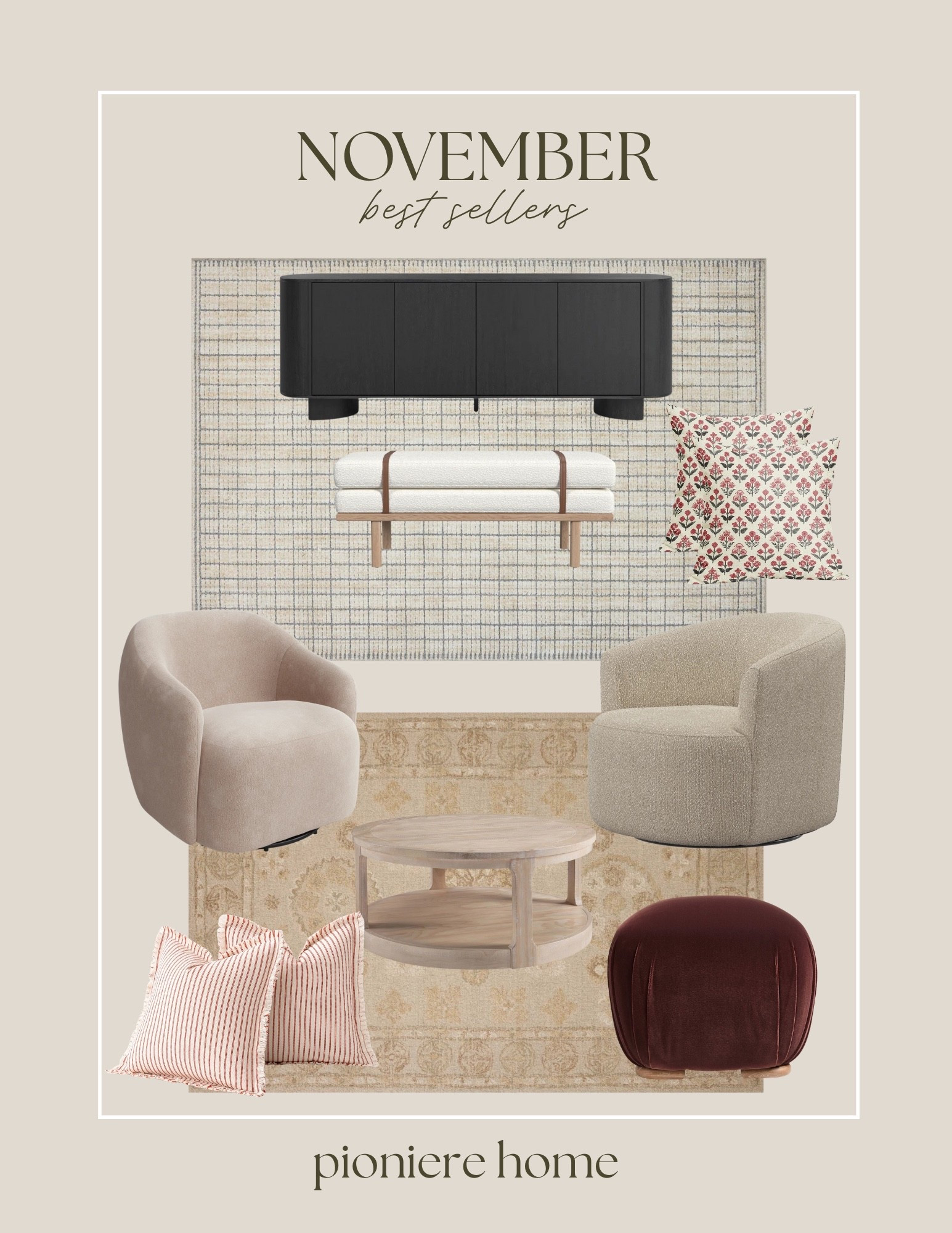 November best sellers. Neutral swivel chairs, Chris loves Julia x loloi rugs, Amber Lewis x loloi, wood coffee table, Wayfair, Walmart, Amazon home finds, neutral home finds  

#LTKHome #LTKSeasonal #LTKSaleAlert
