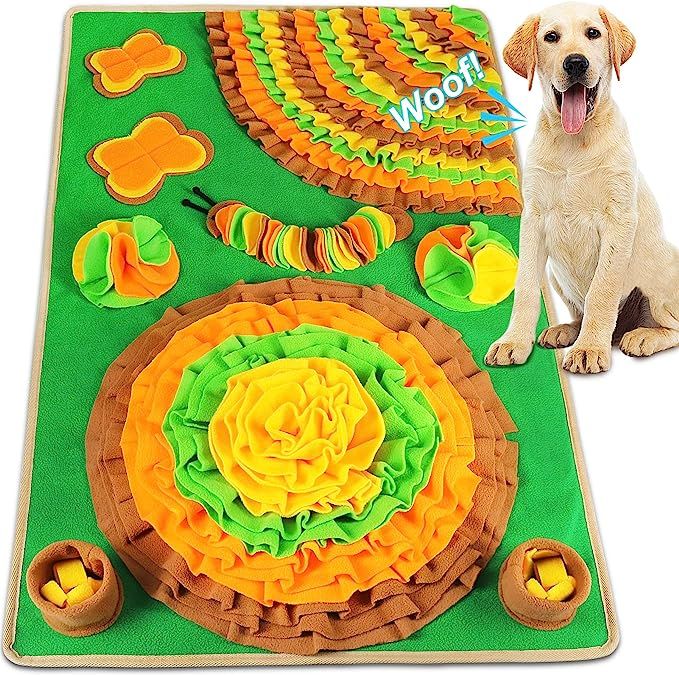 Vivifying Snuffle Mat for Dogs, 35"×23" Dog Enrichment Toys for Boredom and Mental Stimulation, ... | Amazon (US)