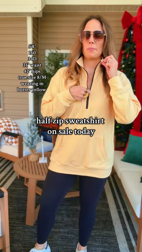 The soft half-zip everyone grabs for school drop-off, errands, and cozy days at home—lightweight, fleece-lined, and so easy to style.
#halfzip #fleecepullover #cozysweatshirt #wintertops #casualoutfit #everydaystyle #amazonfashionfinds #wardrobestaples

#LTKSaleAlert #LTKActive #LTKootd