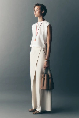 Whiteroom + Cactus Wrap Front Trouser Pants | Anthropologie (US)