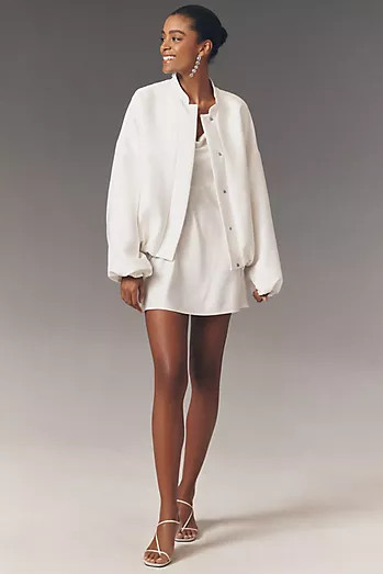 Sanctuary Dandelion Trophy Bubble-Hem Jacket | Anthropologie (US)