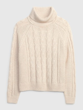 Cable-Knit Turtleneck Sweater | Gap (US)