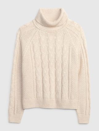 Cable-Knit Turtleneck Sweater | Gap (US)