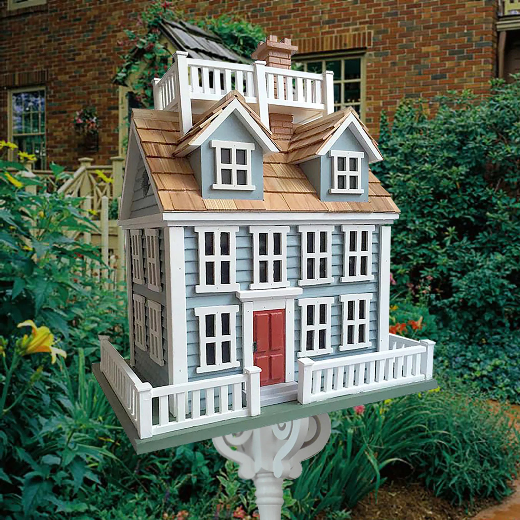 Signature Series Nantucket Colonial 16 in x 16 x 11 in Birdhouse | Wayfair North America