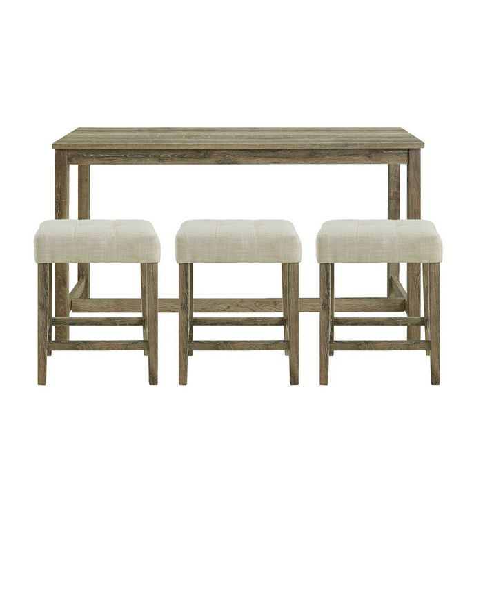 Picket House Furnishings Turner 4-Piece Multipurpose Bar Table Set & Reviews - Furniture - Macy's | Macys (US)