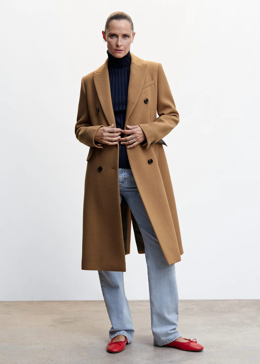 Tailored wool coat -  Women | Mango USA | MANGO (US)