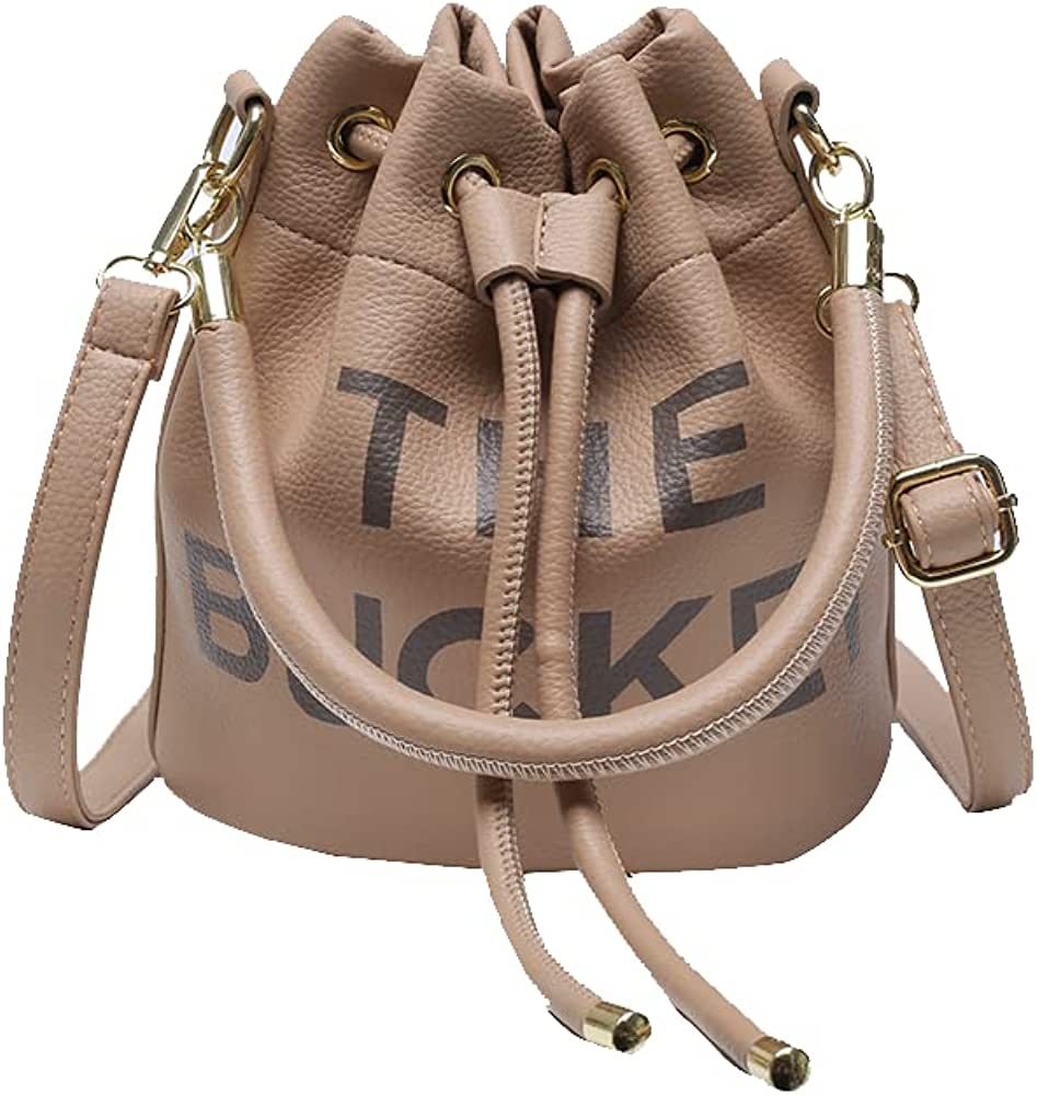 Small Bucket Bag for Women, Leather Bucket Bag Purses, Crossbody/Handbag/Hobo Bag(7.9 * 7.9 * 8.3... | Amazon (US)