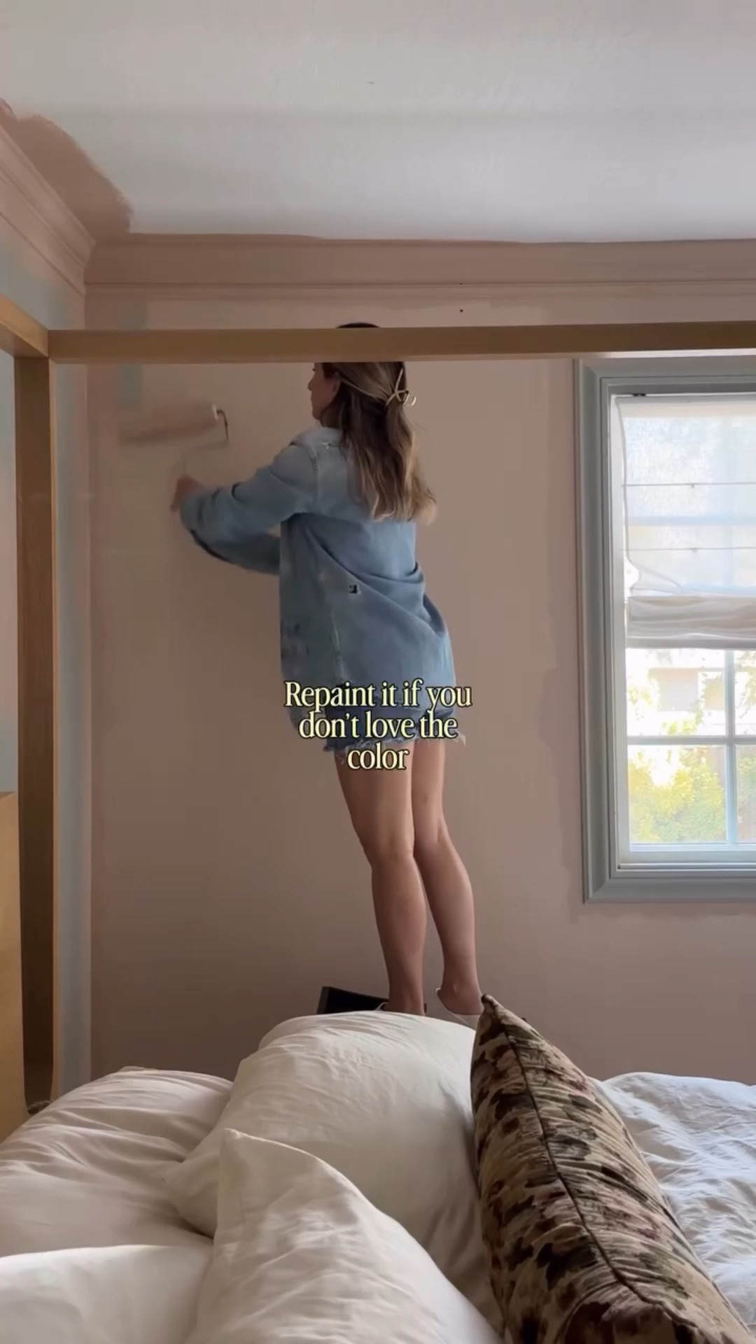 Kinda chic repainting the wall until you finally love it!

#LTKdayinmylife #LTKSeasonal #LTKHome