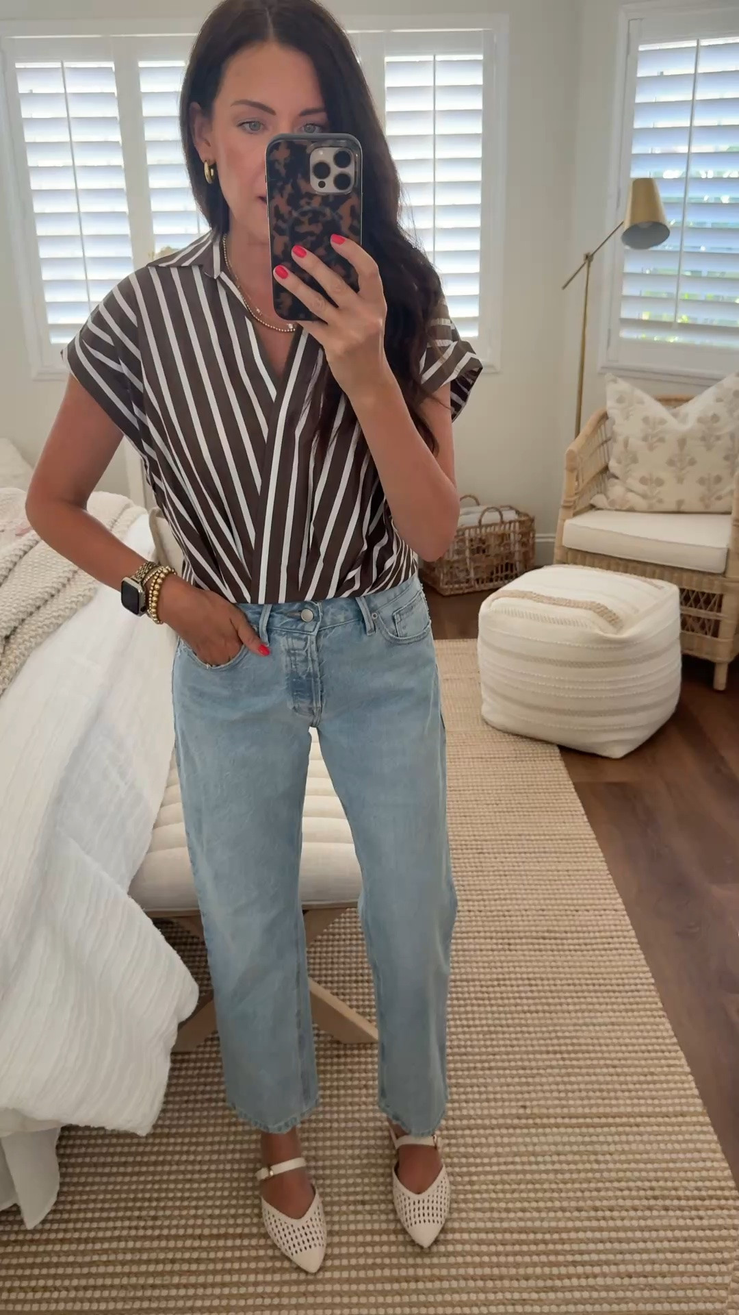 @macys Black Friday in July sale! Happening now 7/22-7/26(*exclusions apply) #macyspartner
The brands you LOVE at the most incredible prices-up to 60%-40% OFF
shop now to take advantage of this
amazing sale!!
Striped top-small
Jeans-size 2, between go down Mules-run small go up 1/2 a size

#LTKootd #LTKSaleAlert #LTKSeasonal