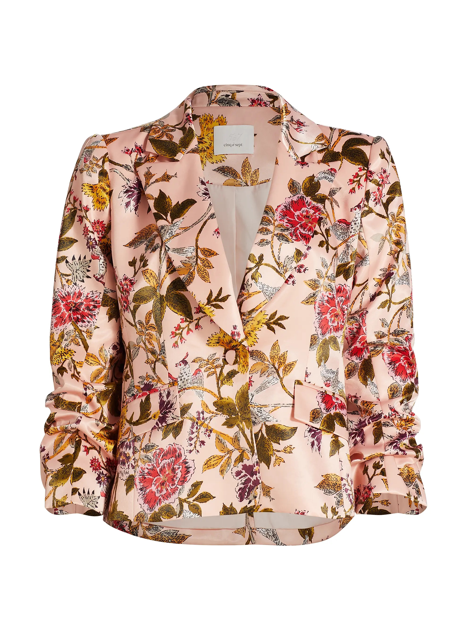 Ursula Floral Satin Jacket | Saks Fifth Avenue