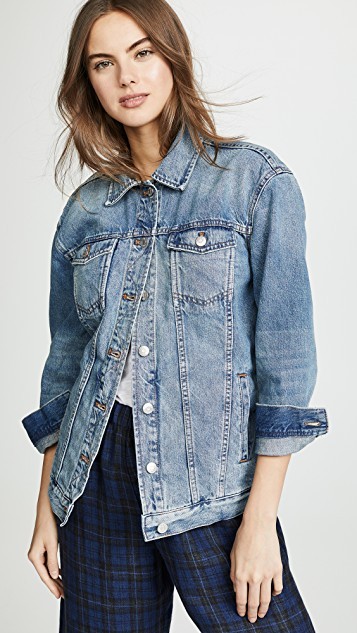 Oversized Jean Jacket | Shopbop