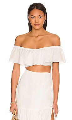 Ella Off The Shoulder Flounce Top
                    
                    Indah | Revolve Clothing (Global)