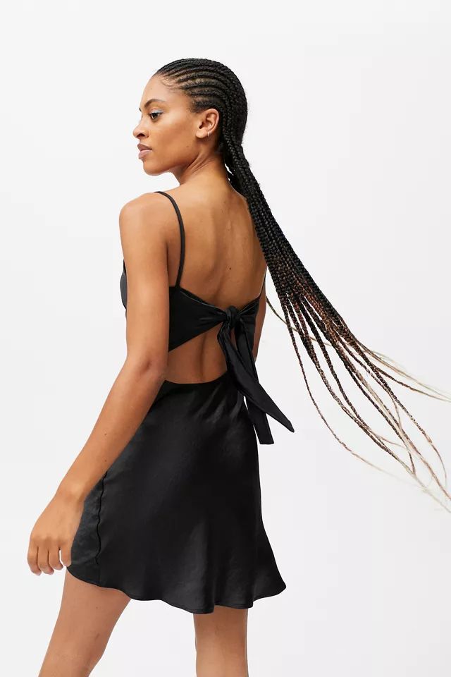 Motel Judith Tie-Back Mini Dress | Urban Outfitters (US and RoW)