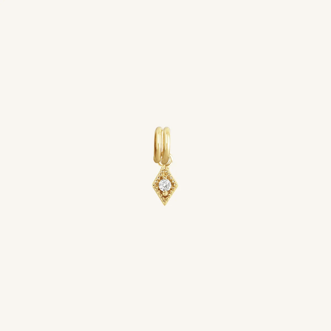 Insight Diamond Shaped Charm | Francesca Jewellery | Francesca Jewellery