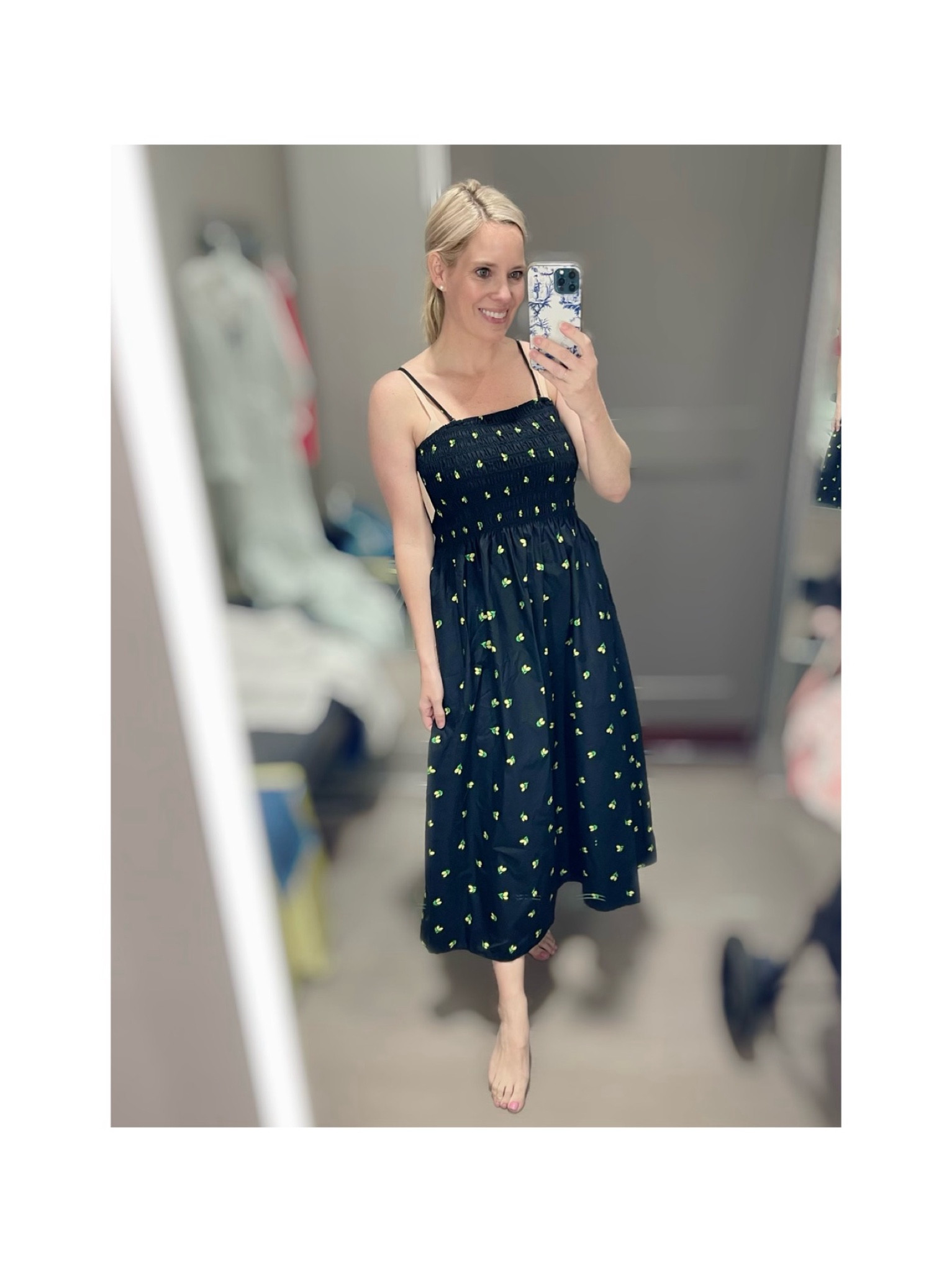 Lemon print smocked midi dress, target dress, sundress 

#LTKSeasonal #LTKFindsUnder100 #LTKFindsUnder50