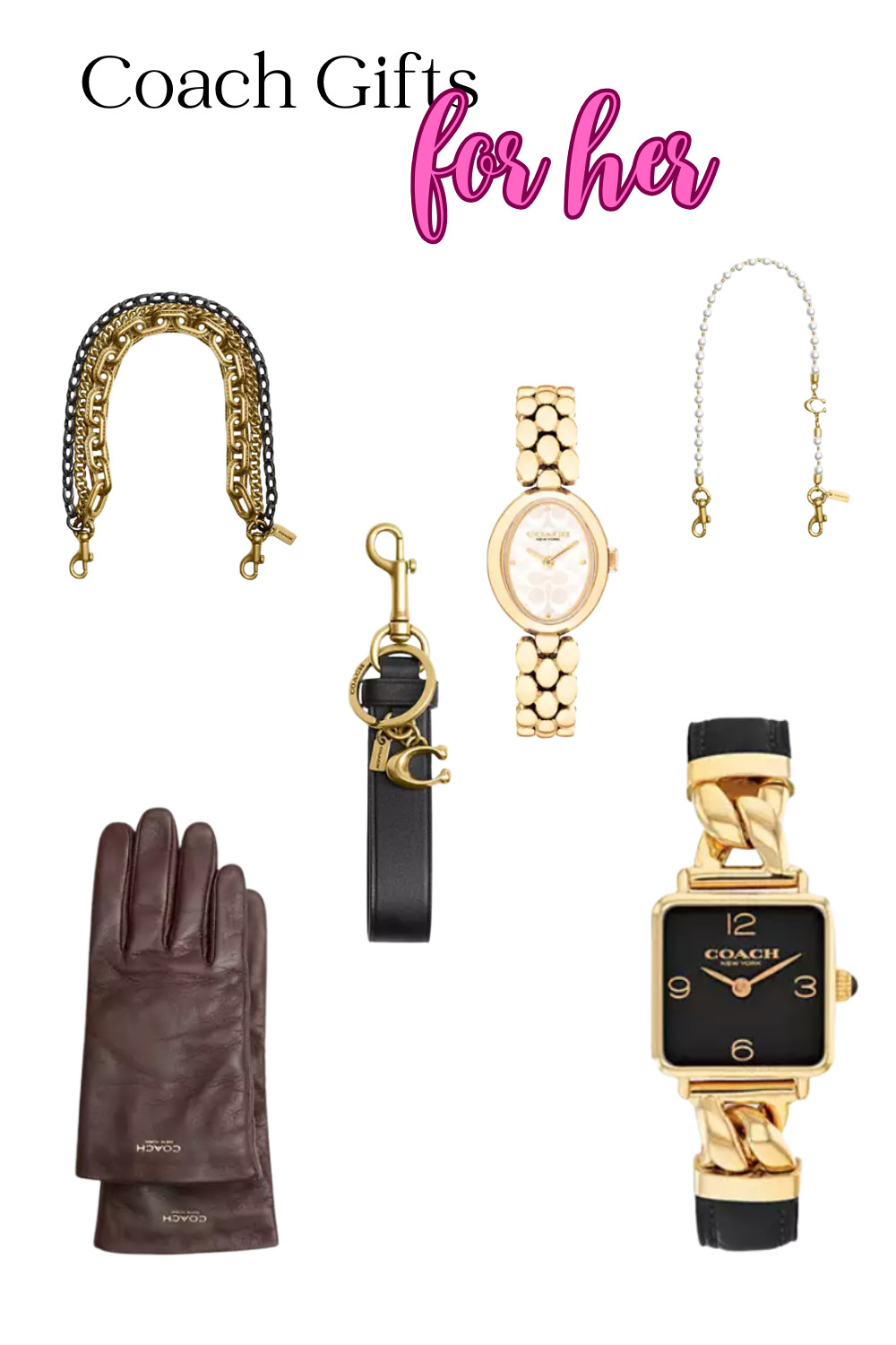 Coach accessories for all of your bags! These bag charms are the absolute cutest! Add to your wishlist! 

 #LTKGiftGuide #LTKHoliday #LTKItBag