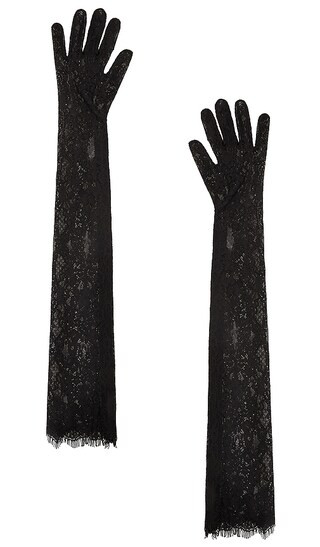 Lace Gloves in Black | Revolve Clothing (Global)