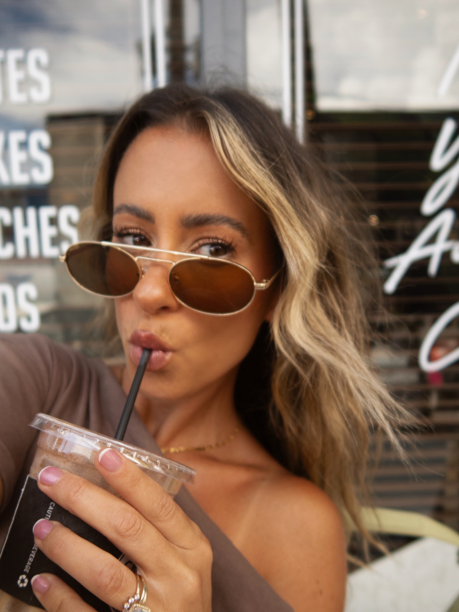 UNDER $15 — Amazon Sunglasses in color: Gold/Brown. UV Protection in a super light material, xx  

#LTKFindsUnder50 #LTKBeauty #LTKStyleTip