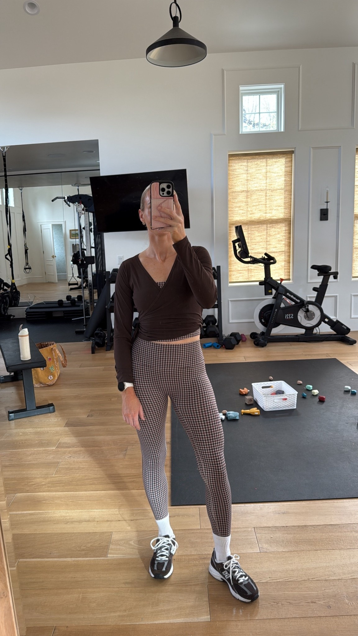 XS in leggings and S in top 

#LTKActive #LTKFindsUnder100