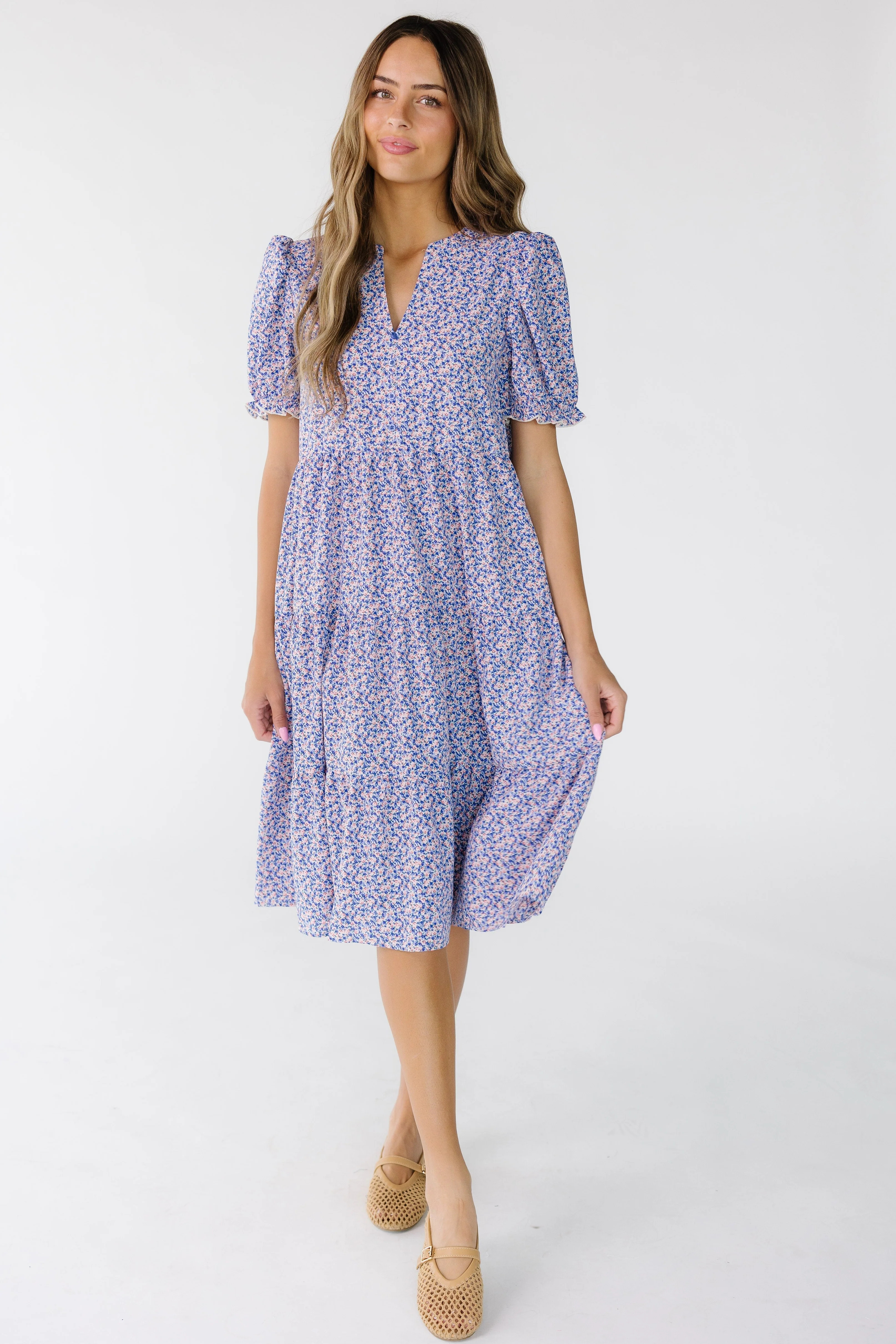 Brass & Roe The Carol Modest Floral Dress | Called To Surf
