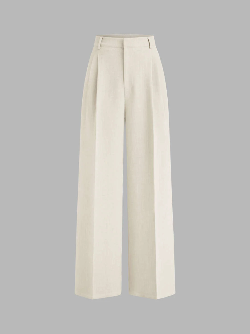 Crossover Waistband Linen Trouser  CHF 39.90 | Cider