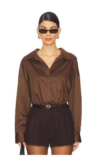 Sahana Bodysuit in Brown | Revolve Clothing (Global)