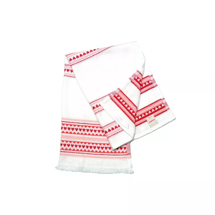Cotton Hearts Terry Kitchen Towel - Opalhouse™ | Target