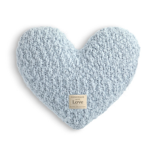 Giving Collection Soft Blue Weighted Giving Heart 1.85lb | DEMDACO