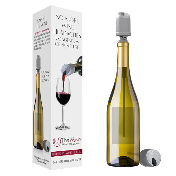PureWine The Wave Wine Purifier Aerator | The Container Store