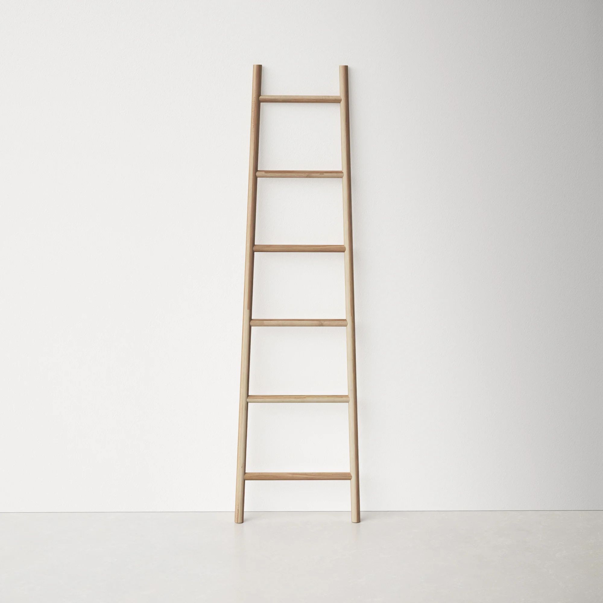 70.75'' Tall Solid Wood Blanket Ladder | Wayfair North America