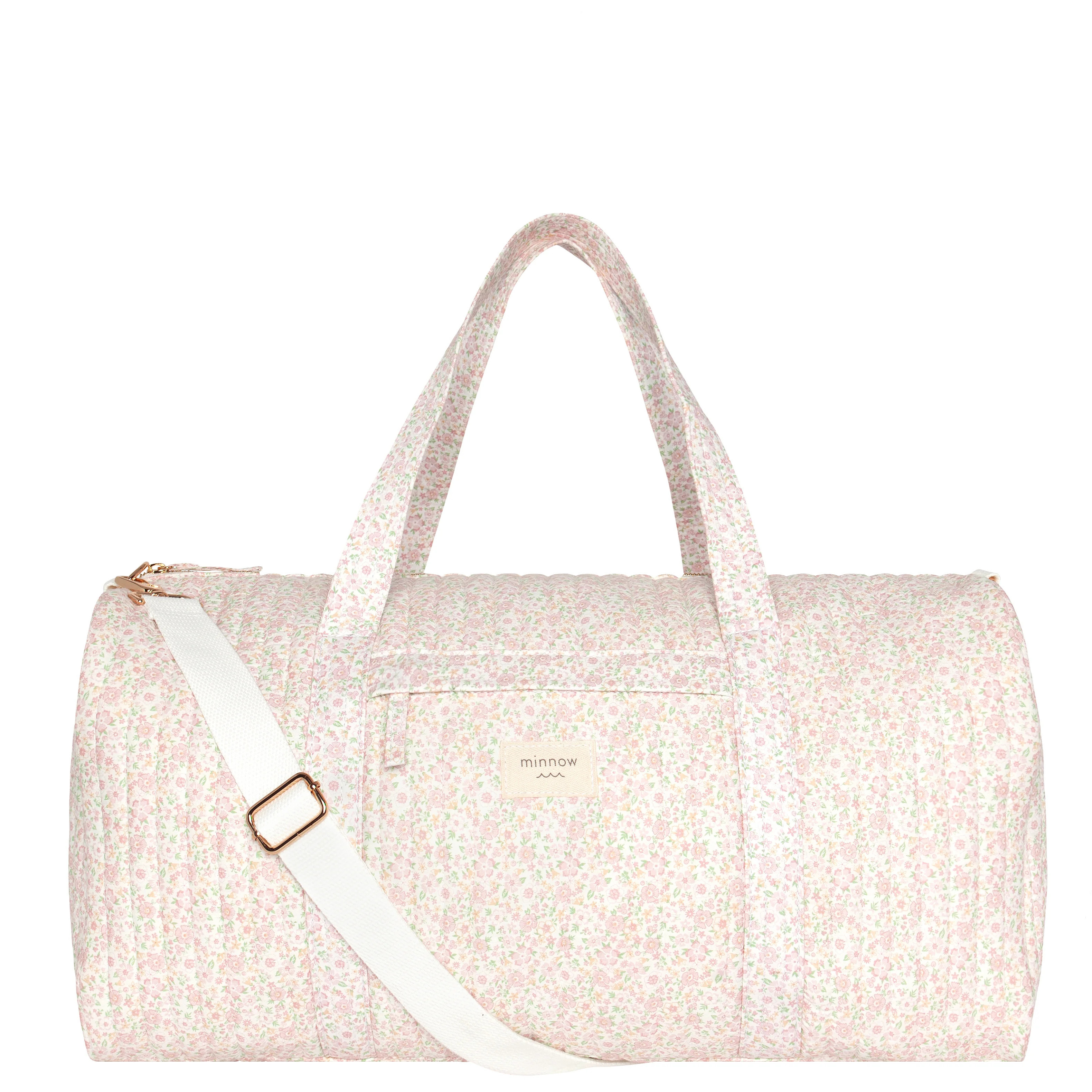 antique floral weekender bag | Minnow