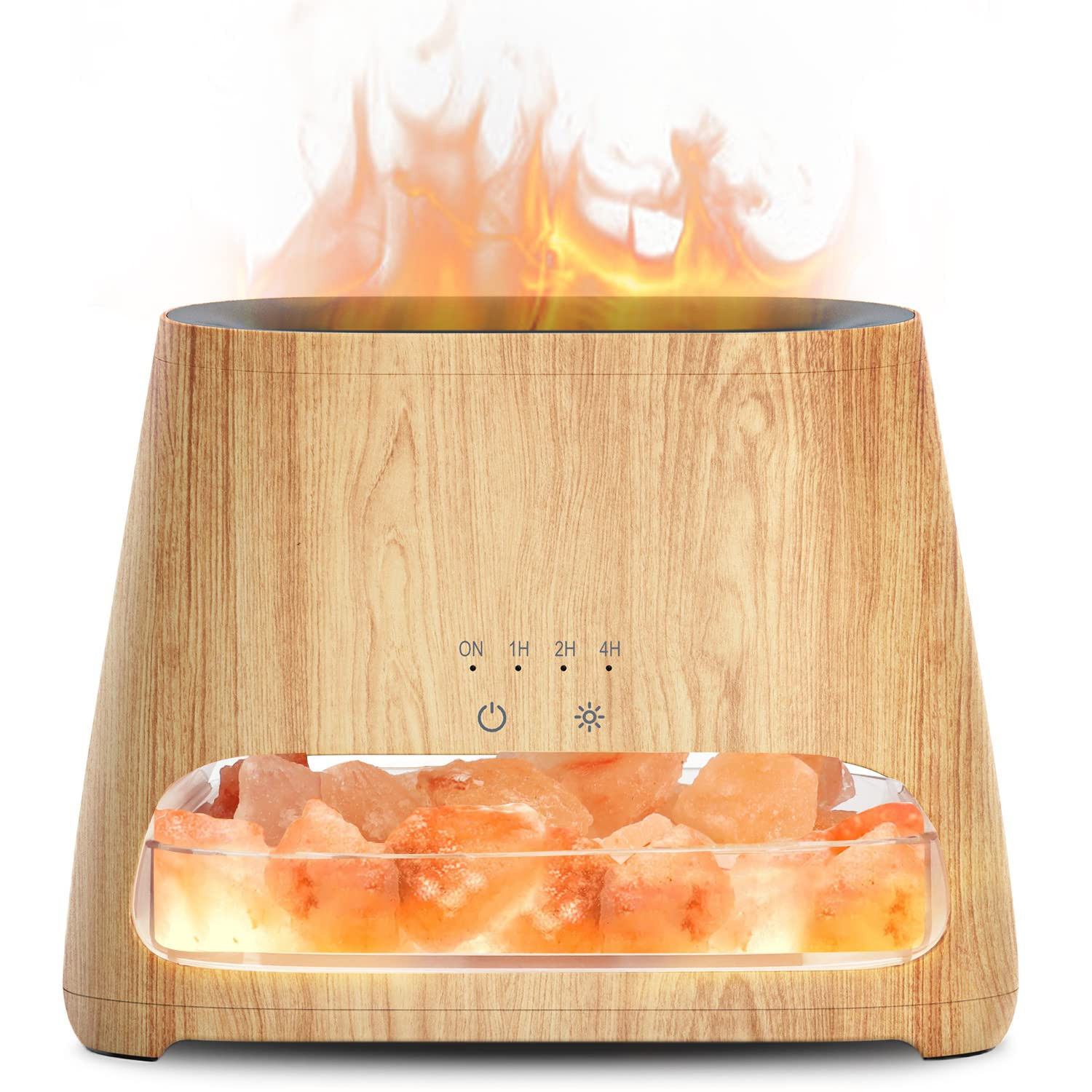 SALKING 2-in-1 Himalayan Salt Lamp Diffuser, Cool Mist Humidifier, Aromatherapy & Himalayan Salt ... | Amazon (US)