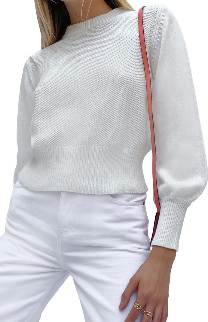 French Connection Jamie Textured Cotton Sweater | Nordstrom | Nordstrom
