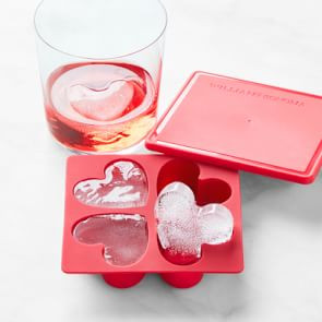 Williams Sonoma Heart Ice Cube Tray with Lid | Williams-Sonoma